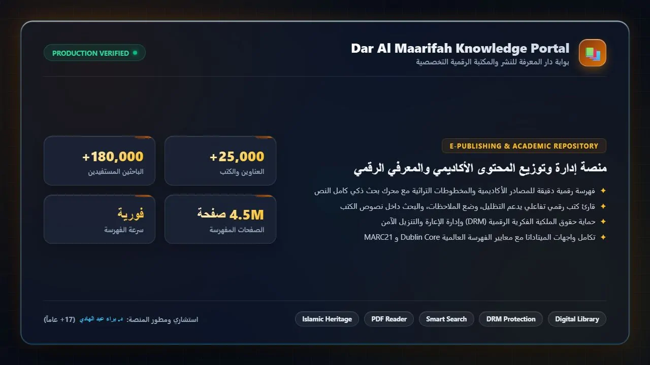 بوابة دار المعرفة للنشر والمكتبة الرقمية